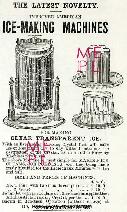 : Ice-making machine 1883 : Ice-making machine 1883