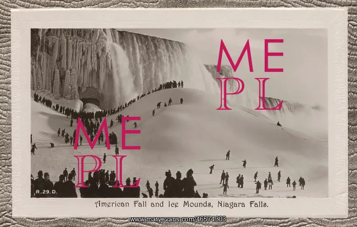 : Ice Mounds at Niagara Falls : Ice Mounds at Niagara Falls