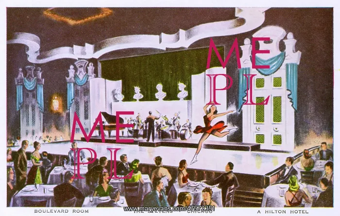 : Ice shows at the Stevens Hotel, Chicago : Ice shows at the Stevens Hotel, Chicago