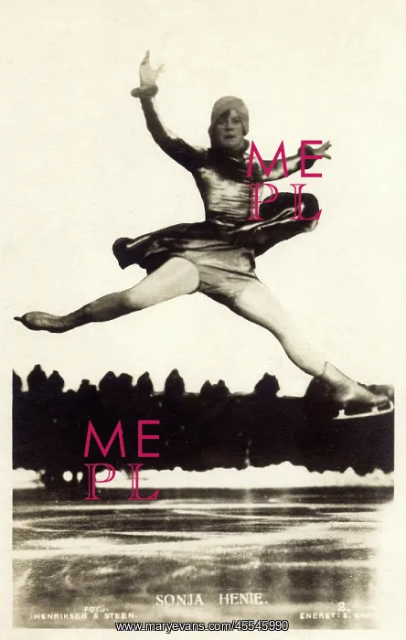 : Ice Skater Sonja Henie : Ice Skater Sonja Henie