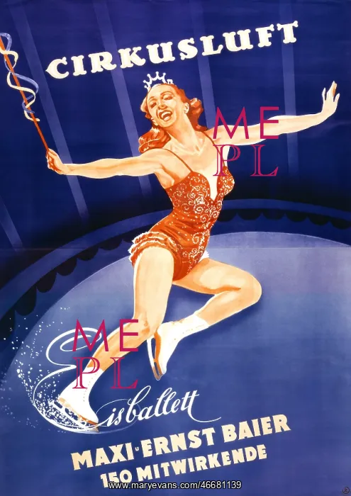 : Ice skating show advert : Ice skating show advert