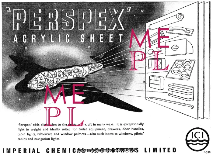 : ICI Perspex Acrylic Sheet : ICI Perspex Acrylic Sheet
