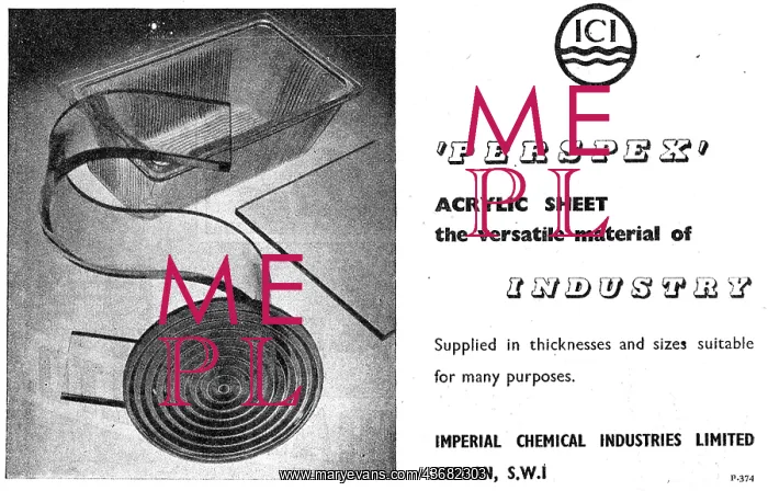 : ICI Perspex Acrylic Sheet : ICI Perspex Acrylic Sheet