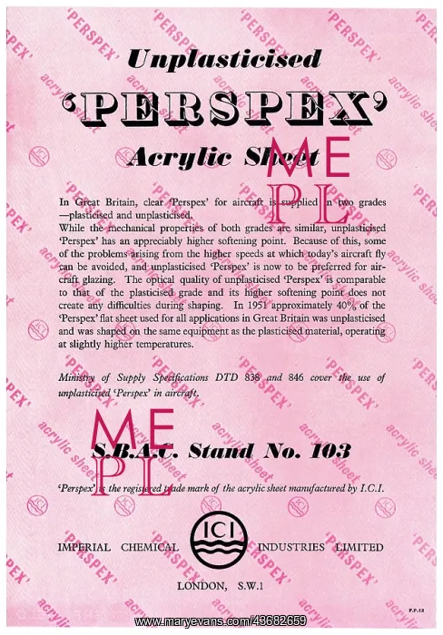 : ICI Plastics - Perspex Acrylic Sheet : ICI Plastics - Perspex Acrylic Sheet