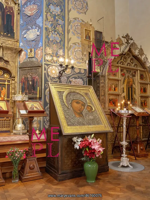  : Icon, Cathedrale Saint-Nicolas, Nice, Provence, France