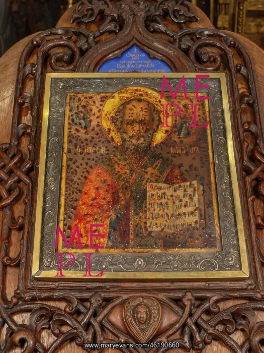  : Icon, Cathedrale Saint-Nicolas, Nice, Provence, France