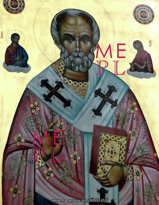  : Icon of a Saint. Dubrovnik. Croatia