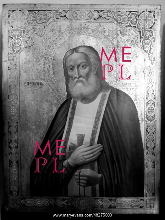  : Icon Seraphim of Sarov, 1994