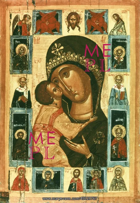  : Icon of the Virgin of the Tenderness. Russian