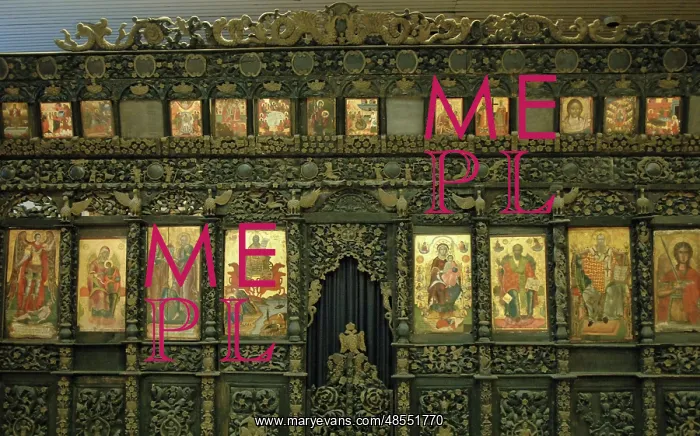  : Iconostasis. Anonymous work. 19th century. National Art Ga