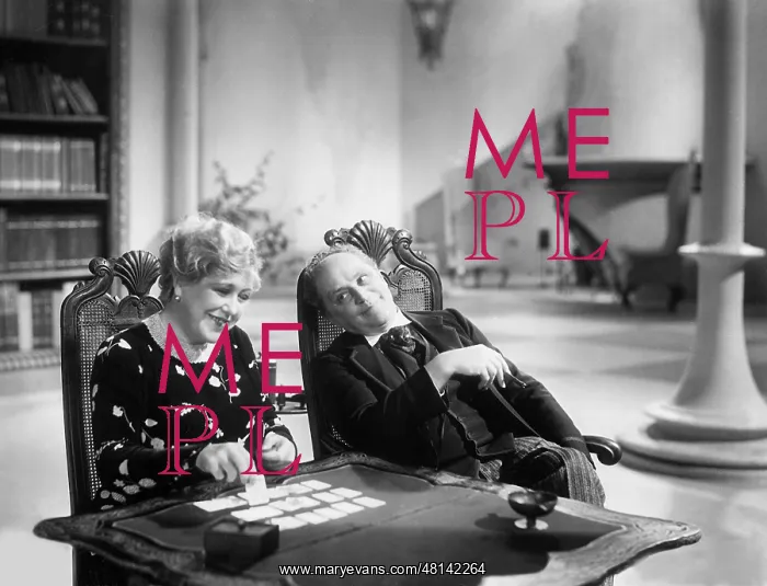 : Ida Wuest and Gustav Waldau in Einmal eine grosse Dame sein : Ida Wuest and Gustav Waldau in Einmal eine grosse Dame sein