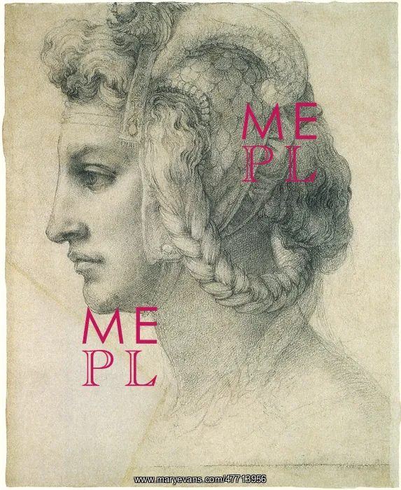 : Ideal Head of a Woman, by Michelangelo : Ideal Head of a Woman, by Michelangelo