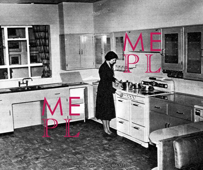 : Ideal Home kitchen 1951 : Ideal Home kitchen 1951