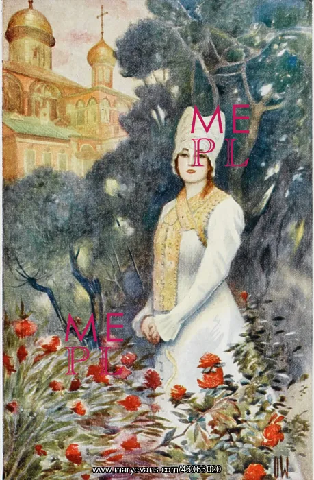 : Idealised Russian woman : Idealised Russian woman
