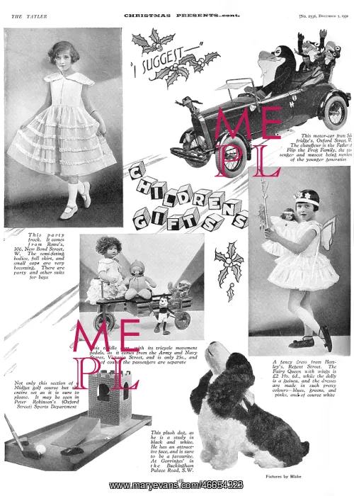 : Ideas for Christmas presents for children, 1930 : Ideas for Christmas presents for children, 1930
