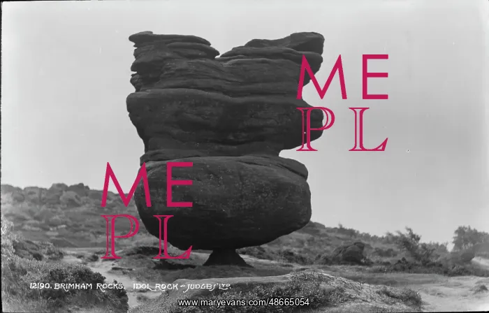 : Idol Rock at Brimham Rocks : Idol Rock at Brimham Rocks