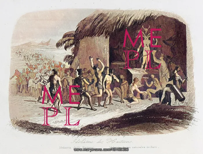 : The idol-worship of the native Haitians : The idol-worship of the native Haitians