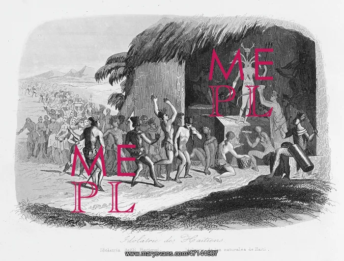 : The idol-worship of the native Haitians : The idol-worship of the native Haitians