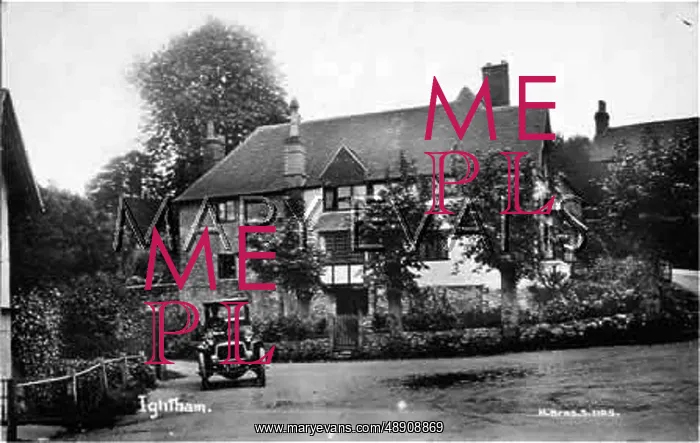 : IGHTHAM / HOUSE & CAR 1910 : IGHTHAM / HOUSE & CAR 1910