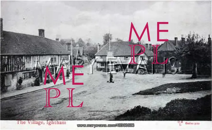 : IGHTHAM VILLAGE C.1905 : IGHTHAM VILLAGE C.1905
