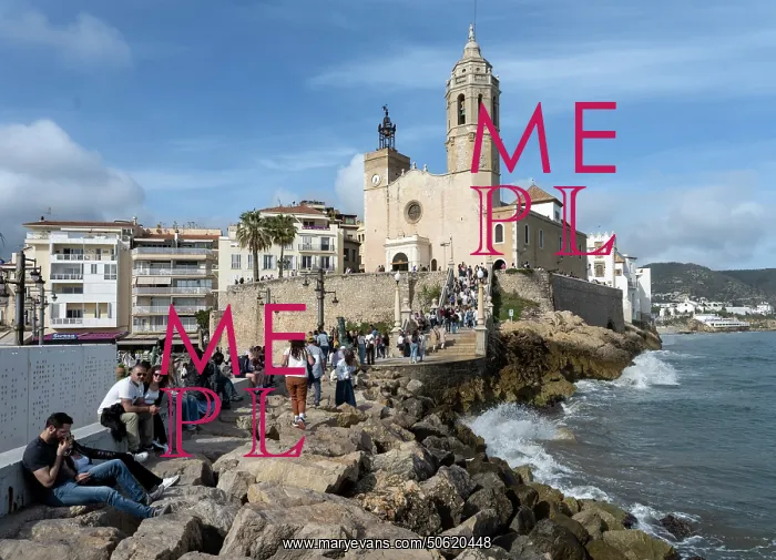  : Iglesia de San Bartomeu i Santa Tecla, Sitges, Catalonia