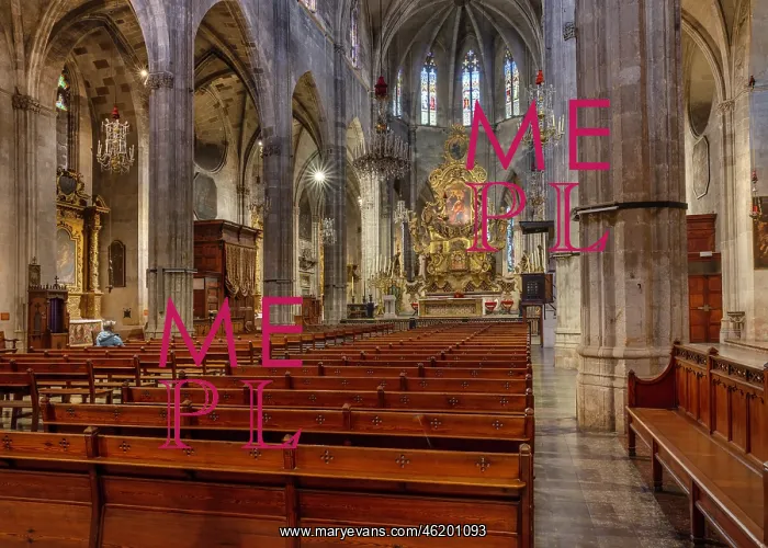 : Iglesia de Santa Eulalia, Palma de Mallorca, Mallorca : Iglesia de Santa Eulalia, Palma de Mallorca, Mallorca