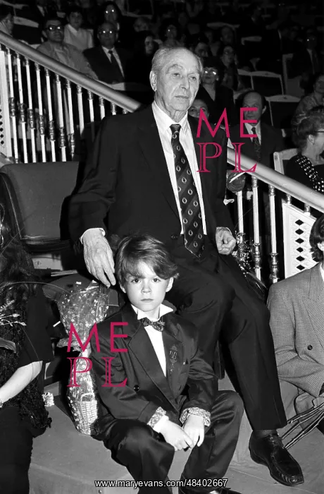 : Igor Moiseyev and grandson Igor, 1994 : Igor Moiseyev and grandson Igor, 1994