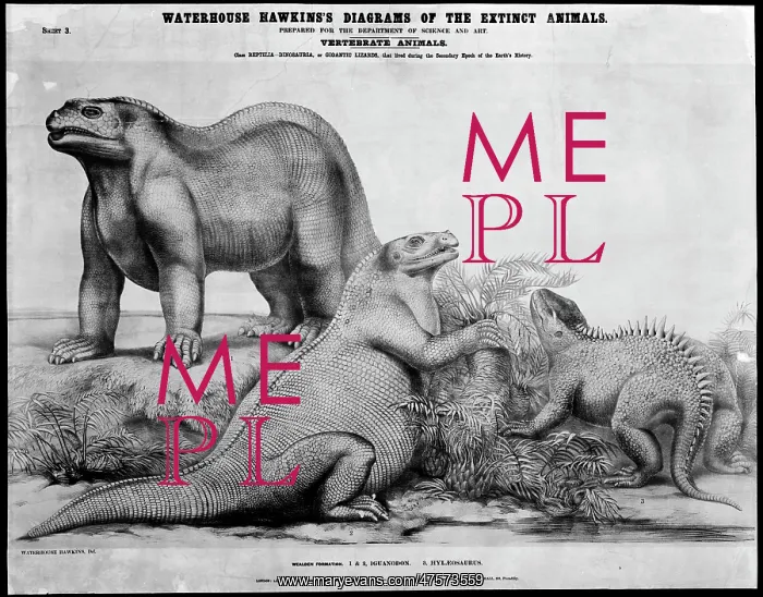 : Iguanodon and Hylaeosaurus : Iguanodon and Hylaeosaurus