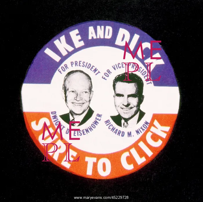 : Ike and Dick Sure to Click, campaign button ? : Ike and Dick Sure to Click, campaign button ?