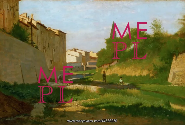 : Il Mugnone, painting by Odoardo : Il Mugnone, painting by Odoardo