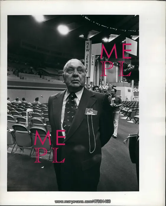 : Illinois. Nov. 11, 1976 - Mayor Richard Daley of Chicago N.D.C. Madison Squ. Garden : Illinois. Nov. 11, 1976 - Mayor Richard Daley of Chicago N.D.C. Madison Squ. Garden
