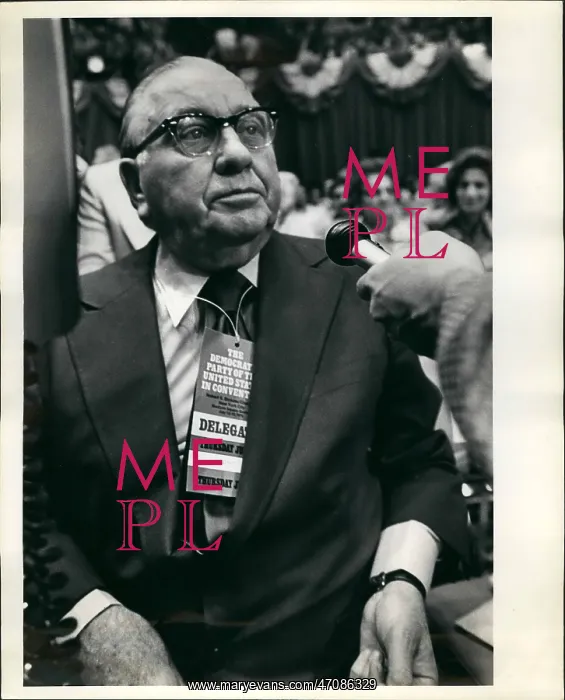 : Illinois. Jul. 07, 1976 - Mayor Richard Daley of Chicago N.D.C. Madison Squ. Garden : Illinois. Jul. 07, 1976 - Mayor Richard Daley of Chicago N.D.C. Madison Squ. Garden