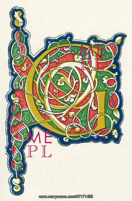  : Illuminated letter G