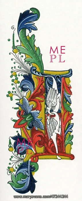  : Illuminated letter I