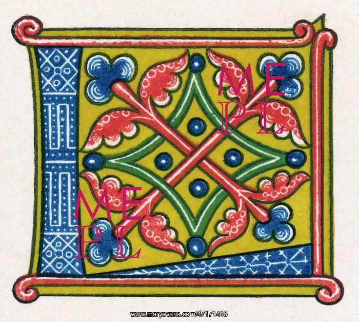  : Illuminated letter L