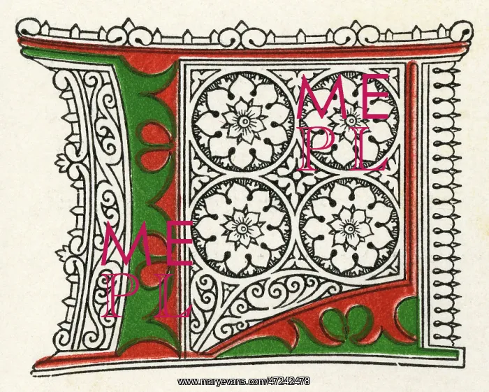  : Illuminated letter L