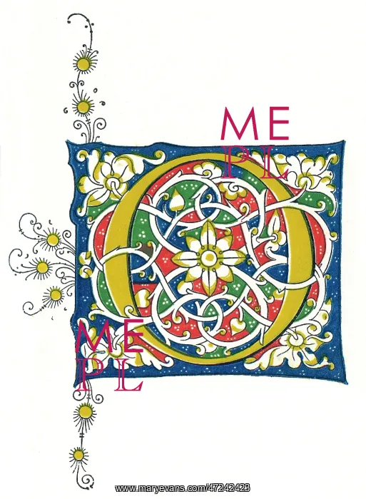  : Illuminated letter O