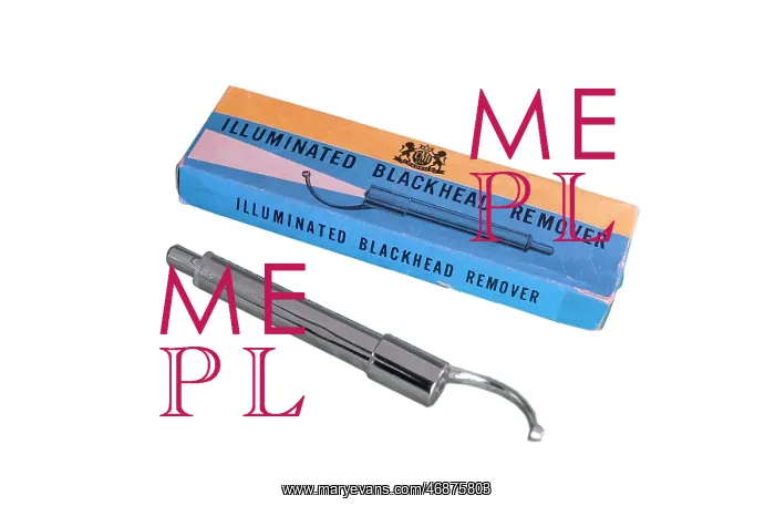: Illuminated silver blackhead remover : Illuminated silver blackhead remover