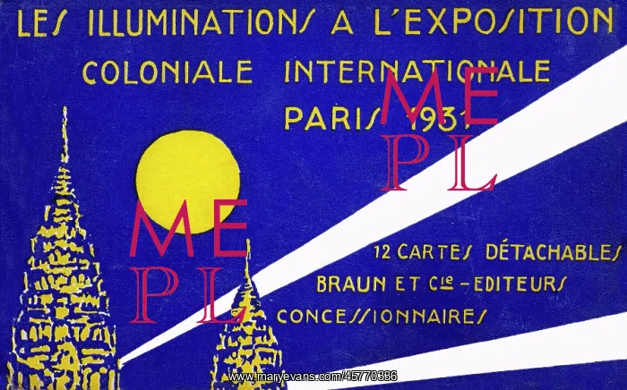 : Illuminations - L'Exposition Coloniale Internationale Paris : Illuminations - L'Exposition Coloniale Internationale Paris
