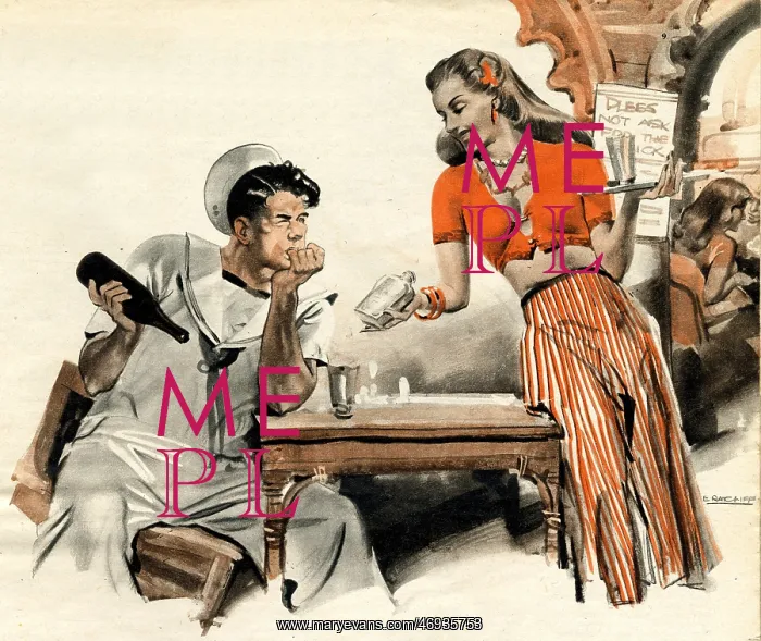 : Illustration from 247, by E. Ratcliff, Sailor : Illustration from 247, by E. Ratcliff, Sailor