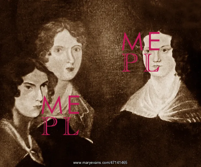  : Illustration of Anne, Emily and Charlotte Bronte