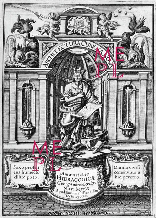 : Illustration from Architectura Curiosa Nova : Illustration from Architectura Curiosa Nova