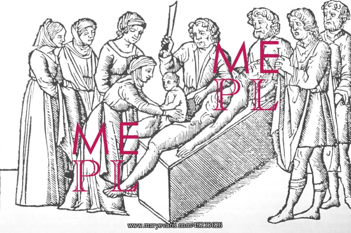 : Illustration of the birth of Julius Caesar, ? : Illustration of the birth of Julius Caesar, ?