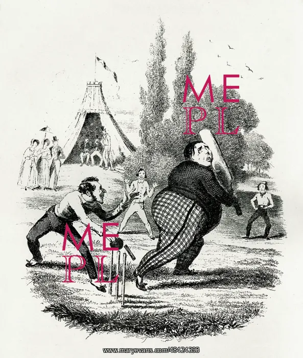 : Illustration, Bowled out : Illustration, Bowled out