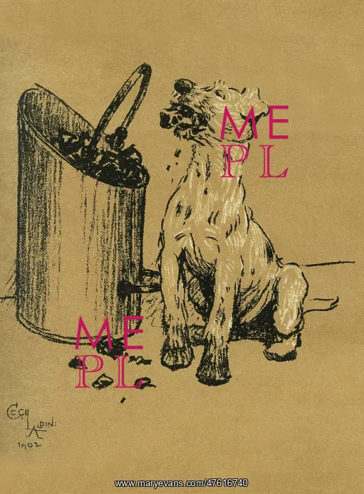 : Illustration by Cecil Aldin, A Dog Day : Illustration by Cecil Aldin, A Dog Day