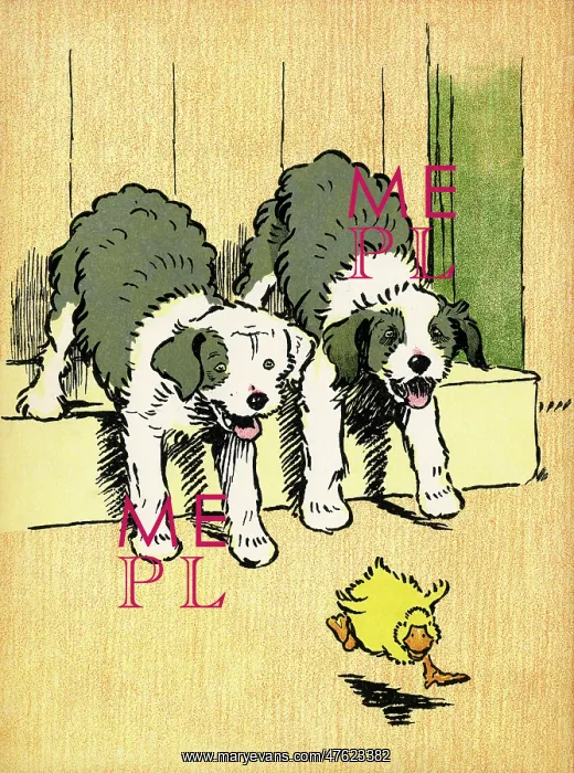 : Illustration by Cecil Aldin, Farm Babies : Illustration by Cecil Aldin, Farm Babies