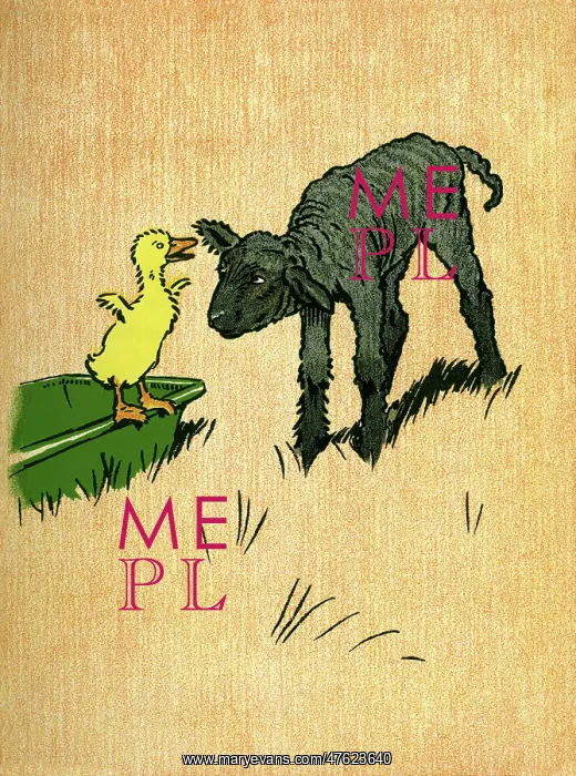 : Illustration by Cecil Aldin, Farm Babies : Illustration by Cecil Aldin, Farm Babies