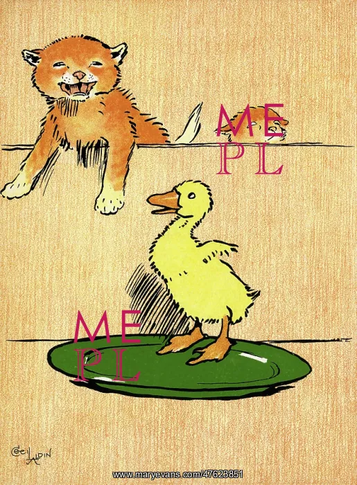 : Illustration by Cecil Aldin, Farm Babies : Illustration by Cecil Aldin, Farm Babies