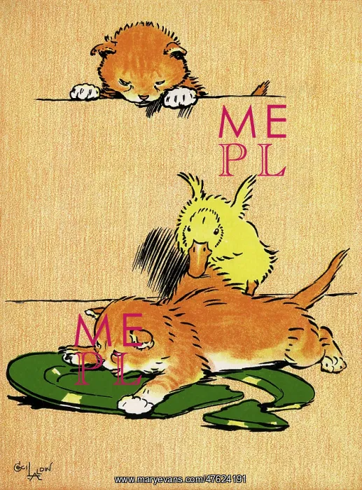 : Illustration by Cecil Aldin, Farm Babies : Illustration by Cecil Aldin, Farm Babies