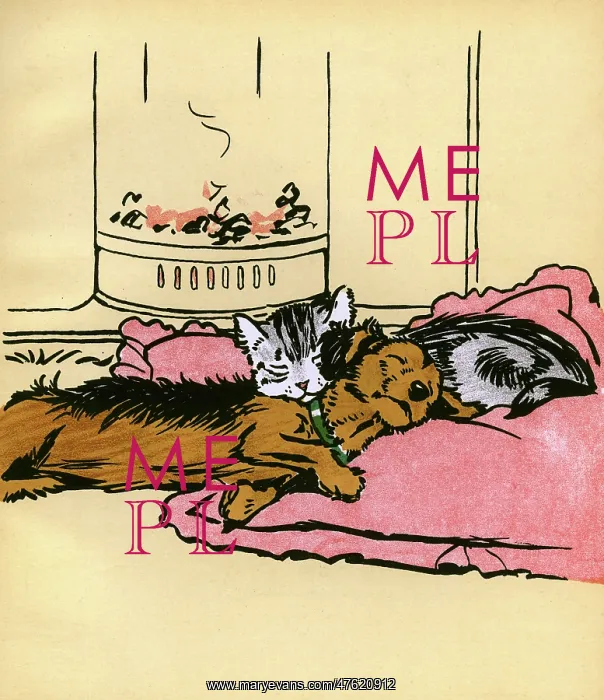 : Illustration by Cecil Aldin, Jack and Jill : Illustration by Cecil Aldin, Jack and Jill